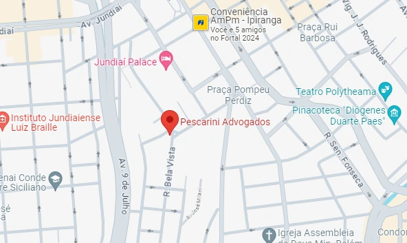 Localização Pescarini Advogados